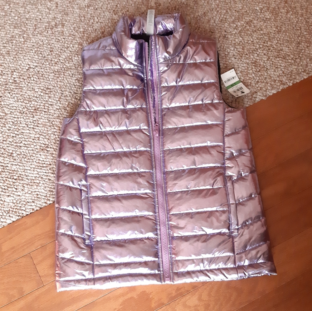 NWT Girls Ideology Puffer Vest size Large